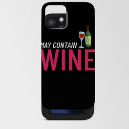 Wine Tasting Glass Red Bottle Taster Drinker iPhone Card Case