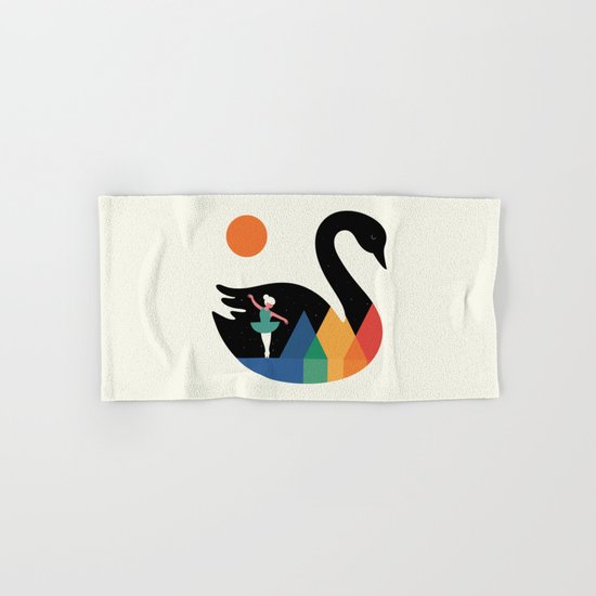 Swan Dance Hand & Bath Towel