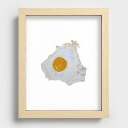 Sunny Side Up Fried Egg Recessed Framed Print
