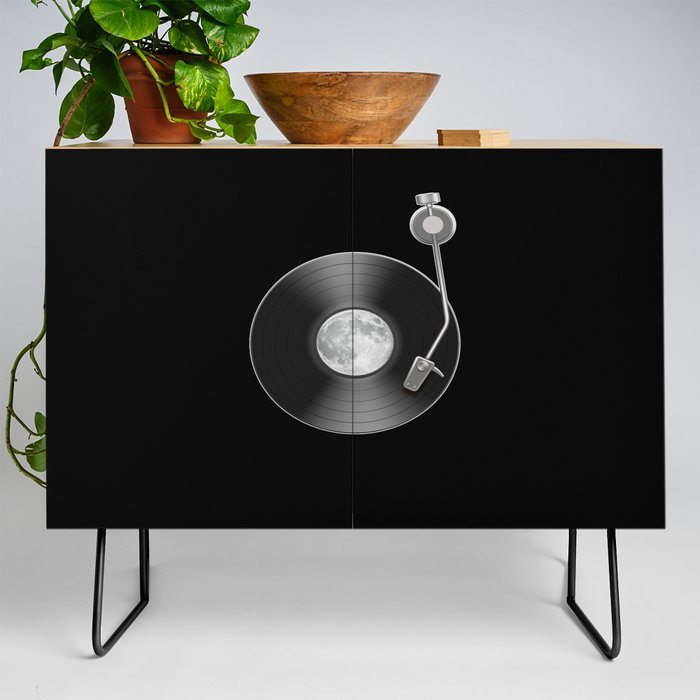 Moon Full Moon Record Space Credenza
