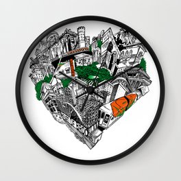 The Heart Of Brooklyn Wall Clock