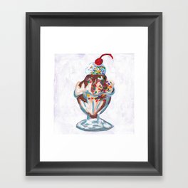 Sundae Framed Art Print