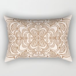 Kaleidoscopic Line Art Rectangular Pillow