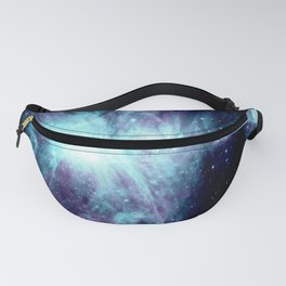 Orion Nebula Violet Aqua Teal Fanny Pack