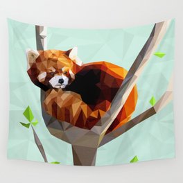 Red Panda Wall Tapestry