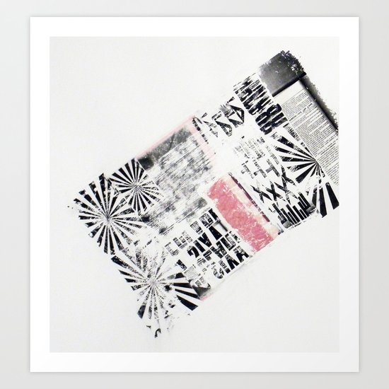 RETRO 6 Art Print