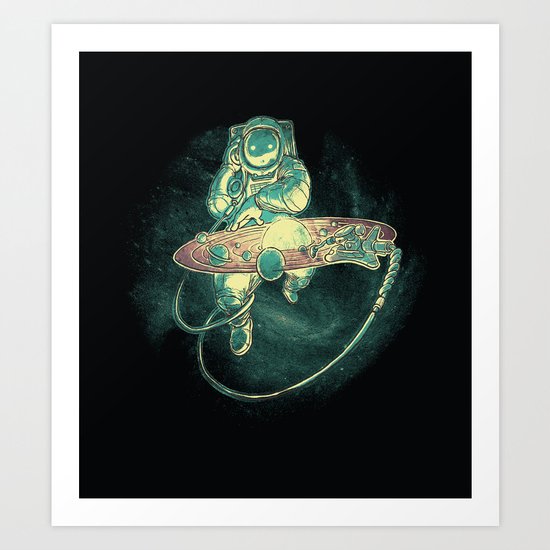 Scratch the Universe Art Print