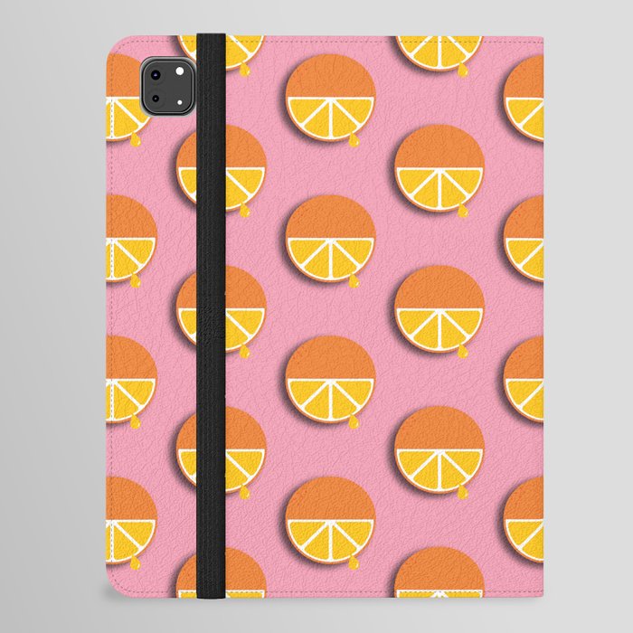 Stylized Orange iPad Folio Case