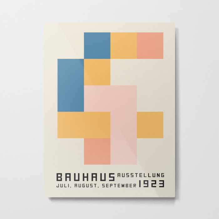 Bauhaus poster 1923 Juli. Metal Print