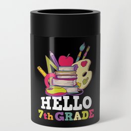 Hello 7th Grade Back To School Can Cooler