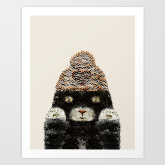 Indy Kitten Art Print
