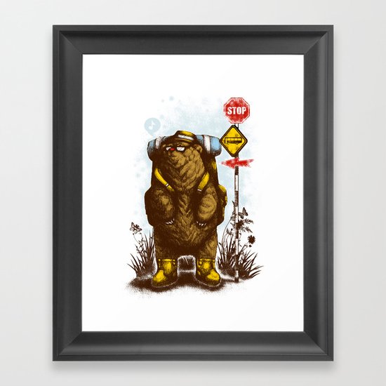 travelling 3.0 Framed Art Print