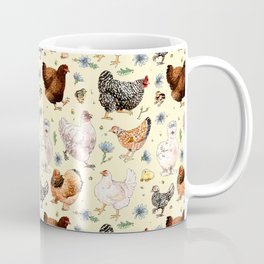 Chickens and Chicory Coffee Mug