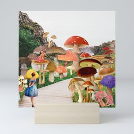 MUSHROOM GARDEN Mini Art Print