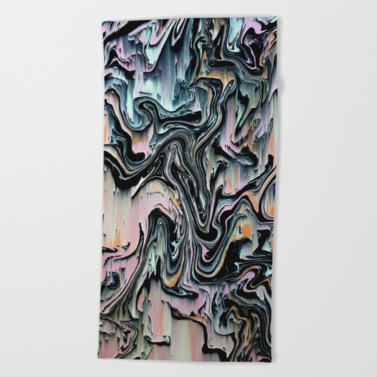 swrlgltch Beach Towel