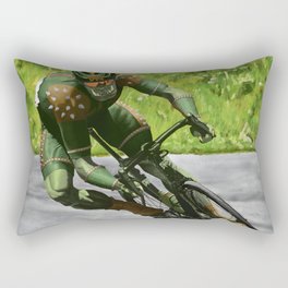 Fantasy Cyclist Bike Racing Rectangular Pillow