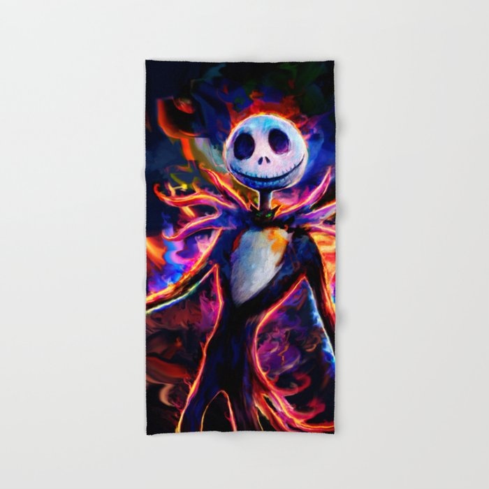Nightmare Before Christmas 2 Hand Amp Bath Towel By Ururuty