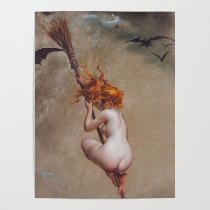 The Witch by Luis Ricardo Falero Poster