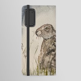 lonely rabbit  Android Wallet Case