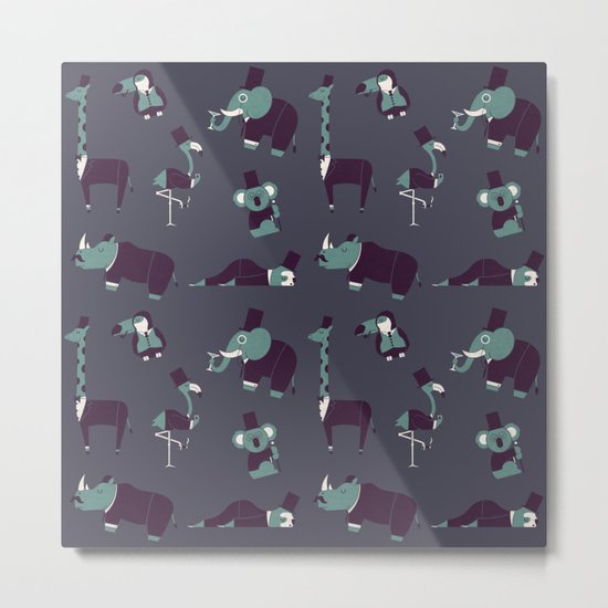 Party Animals Metal Print