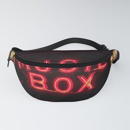 The Music Box Neon Sign Chicago Illinois Arthouse Theatre Vintage Cinema Movie House Theater Fanny Pack