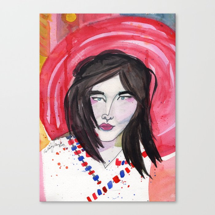 Björk Canvas Print