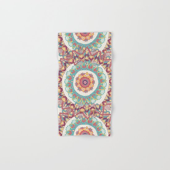 Midsummer Mandala Hand & Bath Towel