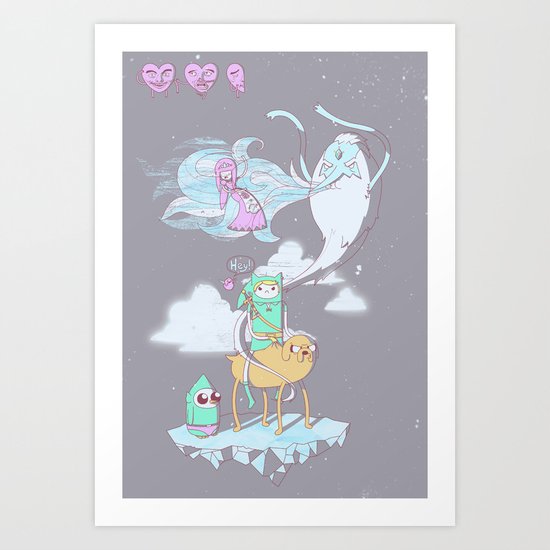 A Finn to the Future Art Print