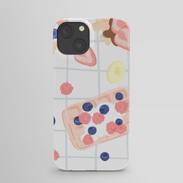 Berry and Waffles iPhone Case