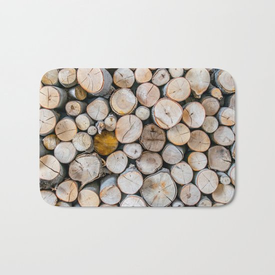 Logged Bath Mat
