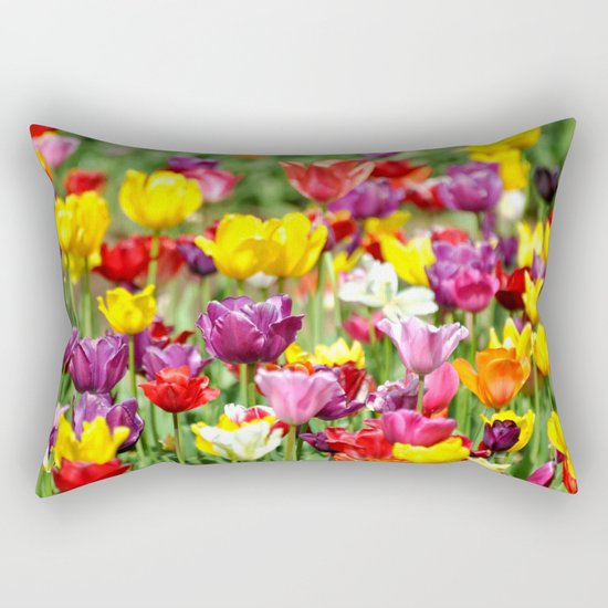 PRETTY TULIPS Rectangular Pillow