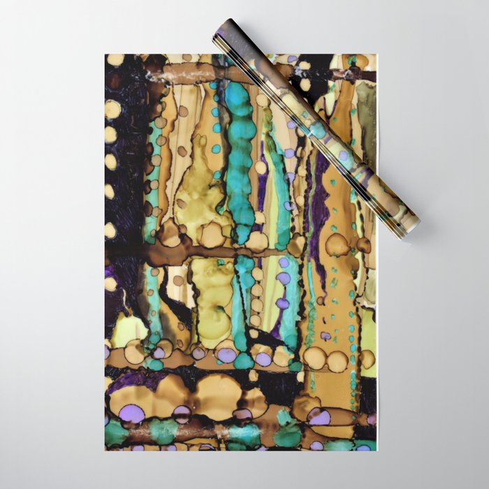 Geomagnetic Map Wrapping Paper