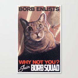 Borb Squad Canvas Print