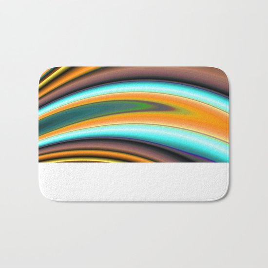 Abstract Fractal Colorways 01BR Bath Mat
