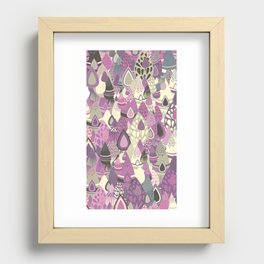 Purple Rain Recessed Framed Print