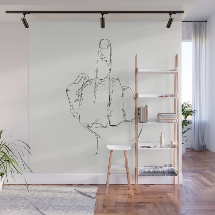 THINGS COLLECTION | MIDDLE FINGER Wall Mural