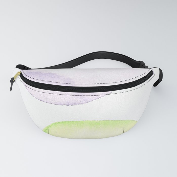  Watercolor Painting Abstract Art Valourine Minimalist Style 1510101 Watercolor Abstract Orbit 9 Fanny Pack