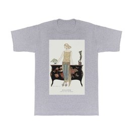Rosalinde Robe De Soir T Shirt | Woman, Summer, Color, Painting, Midcentury, Georgebarbier, 1920S, French, Vintagefashion, Vintage 