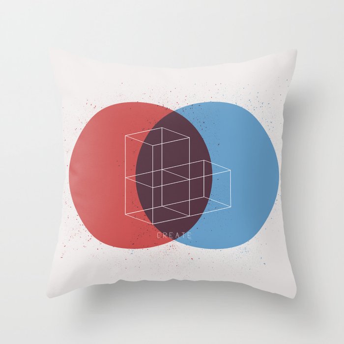create together Throw Pillow