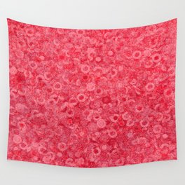 RED MASHED UP. Wall Tapestry