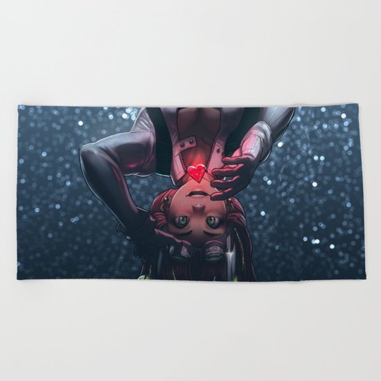 Annie Mei Steal Your Heart Beach Towel