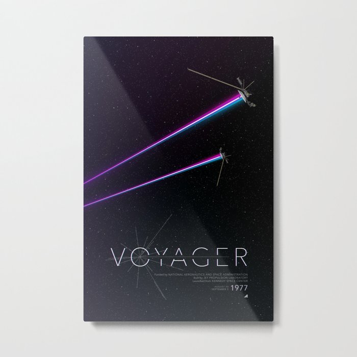 Voyager - Movie Poster Metal Print