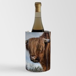 Scottish Highland Cow | Scottish Cattle | Cute Cow | Cute Cattle 02 Wine Chiller