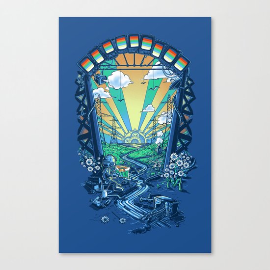 The Robot's Renaissance Canvas Print