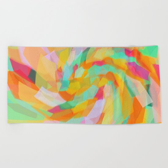 Spring vibes Beach Towel