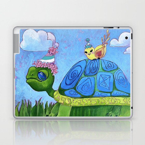Turtle and the Birdy Laptop & iPad Skin