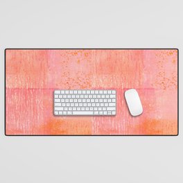 Surfaces 8 | Hot Orange & Pink Desk Mat