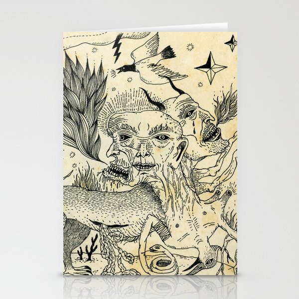 Grotesque Flora and Fauna Stationery Cards