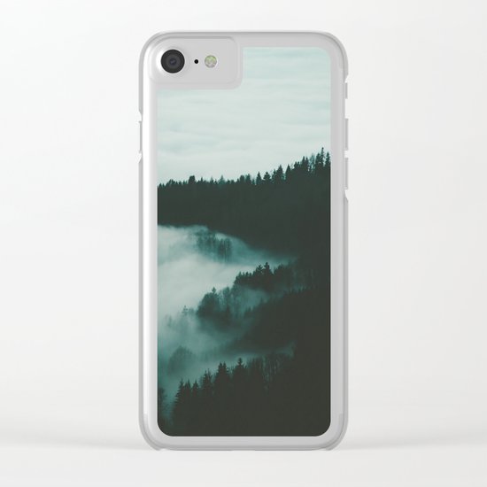 dark fog Clear iPhone Case