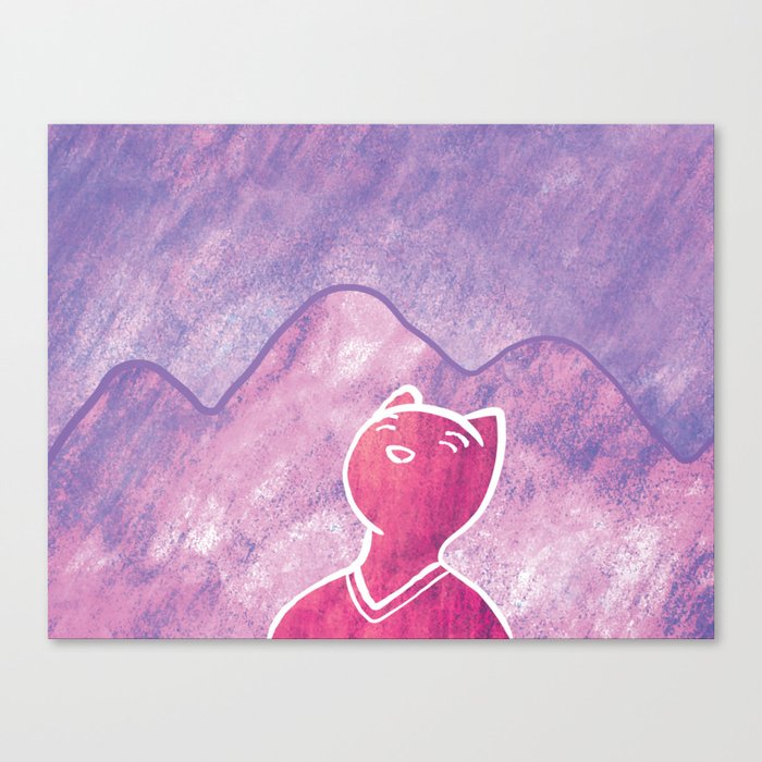 Mountain Cat Canvas Print